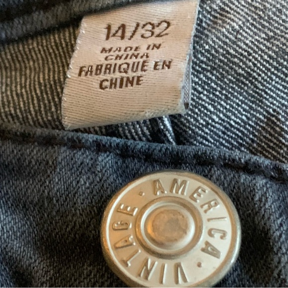 VINTAGE AMERICA. Wonderland Skinny Ankle. Faded blue washed jeans. Size … - Picture 7 of 12
